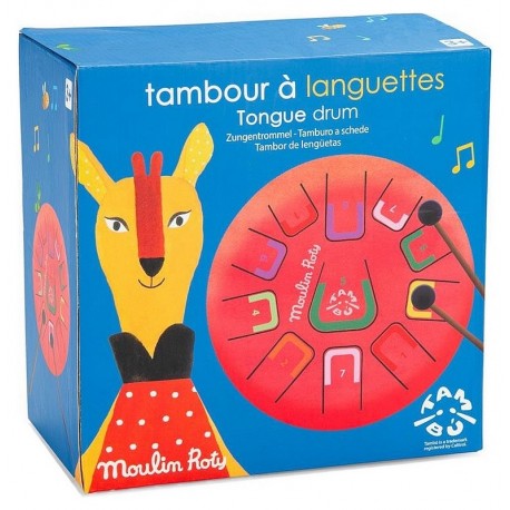 TAMBOUR A LANGUETTES LES POPIPOP - HANDPAN ACIER INSTRUMENT PERCUSSION TAMBU-LiloJouets-Morbihan-Bretagne