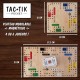 Jeu tac-tik pocket - plateau bois modulable - 54 cartes - variante jeu de tock-lilojouets-morbihan-bretagne