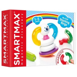 SMARTMAX MY FIRST STACKING RINGS 12 PIECES MAGNETIQUES ANNEAUX A EMPILER-LiloJouets-Morbihan-Bretagne