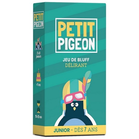 JEU PETIT PIGEON JUNIOR - JEU DE BLUFF DELIRANT-LiloJouets-Questembert-Muzillac-Morbihan