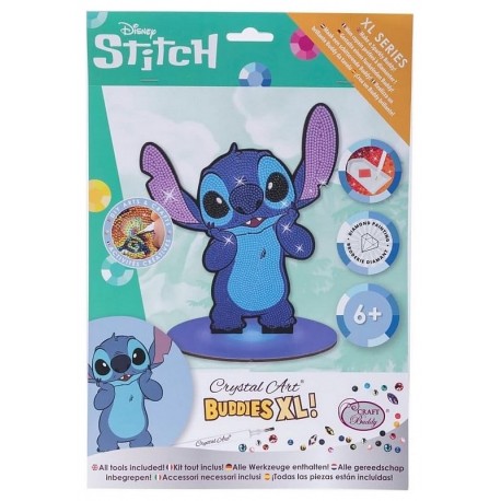 FIGURINE A DIAMANTER XXL 25CM STITCH DISNEY CRYSTAL ART-LiloJouets-Questembert-Muzillac-Morbihan