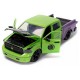 Voiture dodge ram 1500 vert 1.24e metal avec figurine hulk-lilojouets-questembert-muzillac-morbihan