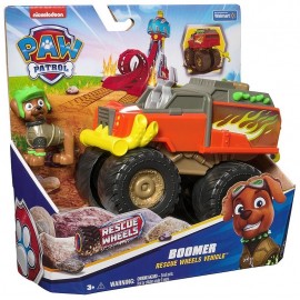 VEHICULE MONSTER TRUCK PAT PATROUILLE AVEC FIGURINE BOOMER - RESCUE WHEELS