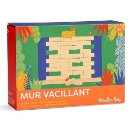 JEU LE MUR VACILLANT - 40 PIECES BOIS - LES TOUPITIS MOULIN ROTY