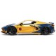 Voiture chevrolet corvette stingray 2020 1.24e avec figurine wolverine-lilojouets-questembert-muzillac-morbihan