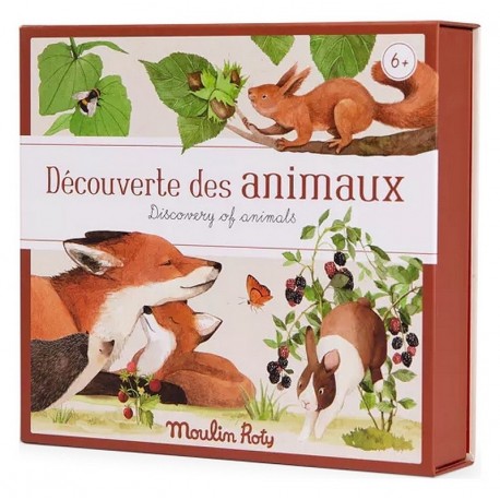 COFFRET DECOUVERTE ANIMAUX DU JARDIN - LE JARDIN DU MOULIN MOULIN ROTY-LiloJouets-Questembert-Muzillac-Morbihan