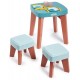 Table dinette 38x34x34cm 13 pieces avec 2 tabourets-lilojouets-questembert-muzillac-morbihan