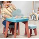 Table dinette 38x34x34cm 13 pieces avec 2 tabourets-lilojouets-questembert-muzillac-morbihan