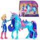 Pack figurine 11cm et licorne a coiffer asst - l'ecole des licornes-lilojouets-questembert-muzillac-morbihan