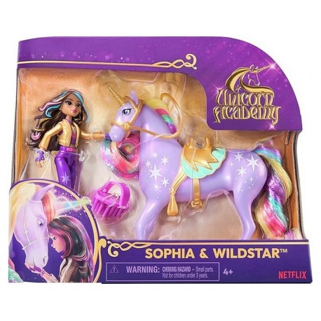 PACK FIGURINE 11CM ET LICORNE A COIFFER ASST - L'ECOLE DES LICORNES-LiloJouets-Questembert-Muzillac-Morbihan