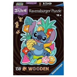 PUZZLE BOIS FORME STITCH - 150 PIECES DISNEY-LiloJouets-Questembert-Muzillac-Morbihan