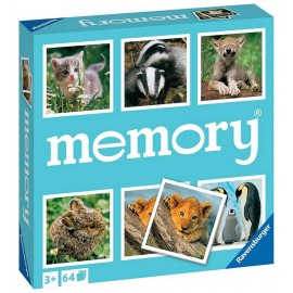 JEU GRAND MEMORY PETITS ANIMAUX - 64 CARTES