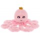 Peluche pieuvre rose 30cm - keeleco eco-responsable-lilojouets-questembert-muzillac-morbihan