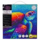 Kit tableau tortue 30x30cm broderie diamant sur chassis bois-lilojouets-questembert-muzillac-morbihan