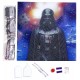 Kit tableau dark vador 30x30cm broderie diamant sur chassis bois crystal-lilojouets-questembert-muzillac-morbihan