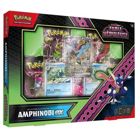 COFFRET POKEMON COLLECTION ILLUSTRATION SPECIALE 5 BOOSTERS 1 CARTE PROMO-LiloJouets-Questembert-Muzillac-Morbihan