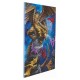 Tableau dragon clan 40x50cm a diamanter - broderie diamant sur chassis bois-lilojouets-questembert-muzillac-morbihan