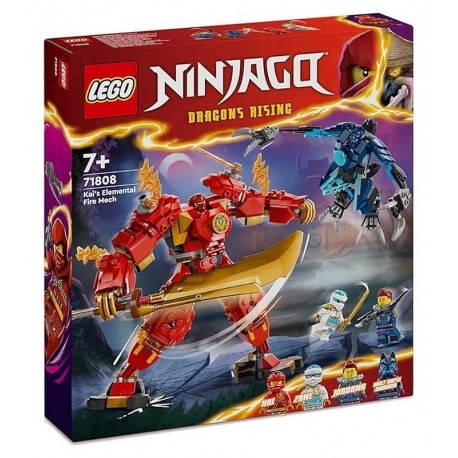 71808 ROBOT ELEMENTAIRE DE FEU DE KAI - LEGO NINJAGO DRAGON'S RISING-LiloJouets-Questembert-Muzillac-Morbihan