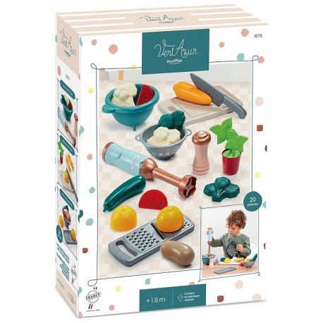 COFFRET POTAGE LEGUMES 20 PIECES DE CUISINE POUR DINETTE-LiloJouets-Questembert-Muzillac-Morbihan