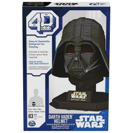 MAQUETTE CASQUE DARK VADOR STAR WARS - 18X13X13CM - 83 PIECES 4D BUILD-LiloJouets-Questembert-Muzillac-Morbihan