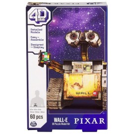 MAQUETTE ROBOT WALL-E PIXAR 14X13X11CM - 60 PIECES 4D BUILD