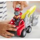 Camion grue et figurine charly charger - ruben&compagnie-lilojouets-questembert-muzillac-morbihan