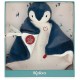 Doudou 25cm manchot bleu - avec boite kaloo complices-lilojouets-questembert-muzillac-morbihan