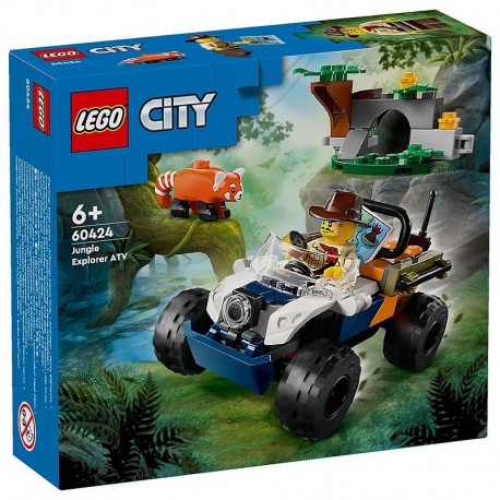 60424 LE TOUT-TERRAIN EXPLORATEUR JUNGLE ET PANDA - LEGO CITY-LiloJouets-Questembert-Muzillac-Morbihan