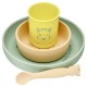 Set repas silicone assiette bol gobelet cuillere micro-ondable-lilojouets-questembert-muzillac-morbihan