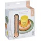 Set repas silicone assiette bol gobelet cuillere micro-ondable-lilojouets-questembert-muzillac-morbihan