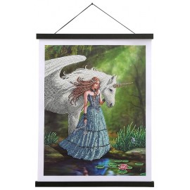 POSTER A DIAMANTER LICORNE A.STOKES 35X45CM - CRYSTAL ART-LiloJouets-Questembert-Muzillac-Morbihan