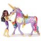 Licorne sonore lumineuse 28cm wildstar avec poupee 24cm - l'ecole des licornes-lilojouets-questembert-muzillac-morbihan