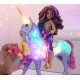 Licorne sonore lumineuse 28cm wildstar avec poupee 24cm - l'ecole des licornes-lilojouets-questembert-muzillac-morbihan