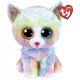 Peluche 45cm chat arc en ciel heather - beanie boo's large-lilojouets-questembert-muzillac-morbihan