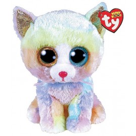 PELUCHE 45CM CHAT ARC EN CIEL HEATHER - BEANIE BOO'S LARGE-LiloJouets-Questembert-Muzillac-Morbihan