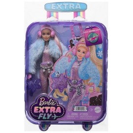 BARBIE EXTRA FLY NEIGE POUPEE 30CM AVEC 15 ACCESSOIRES-LiloJouets-Questembert-Muzillac-Morbihan