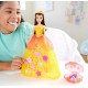 Poupee princesse disney belle 29cm avec robe fleurie a styliser-lilojouets-questembert-muzillac-morbihan