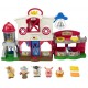 La ferme sonore little people avec 5 figurines-lilojouets-questembert-muzillac-morbihan