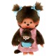 Peluche monchhichi maman 20cm avec bebe-lilojouets-questembert-muzillac-morbihan