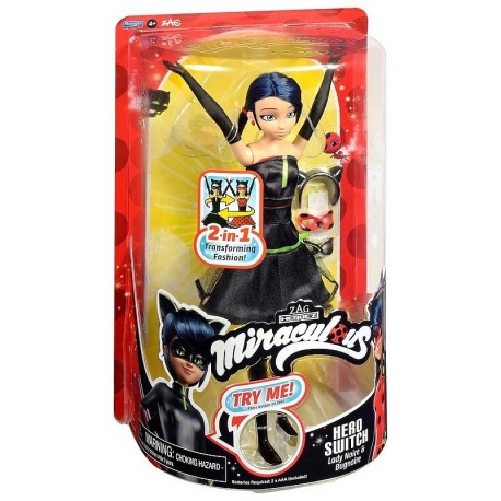 POUPEE LADYBUG 26CM MIRACULOUS TRANSFORMATION MAGIQUE-LiloJouets-Questembert-Muzillac-Morbihan