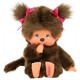 Peluche monchhichi fille 20cm l'original-lilojouets-questembert-muzillac-morbihan