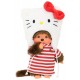 Peluche monchhichi hello kitty-lilojouets-questembert-muzillac-morbihan