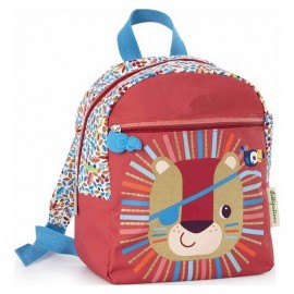 SAC A DOS LE LION JACK 30X30CM RECYCLE-LiloJouets-Questembert-Muzillac-Morbihan