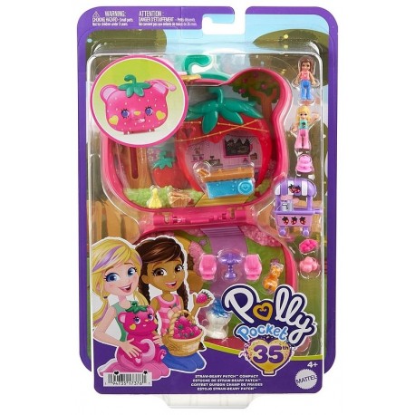 COFFRET POLLY POCKET - OURSON FRAISE -LiloJouets-Questembert-Muzillac-Morbihan