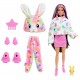 Barbie cutie reveal lapin multicolore - tube 10 surprises et poupee 30cm-lilojouets-questembert-muzillac-morbihan