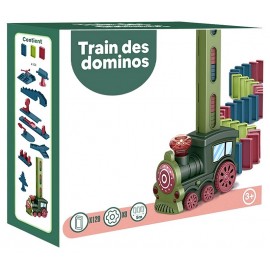 TRAIN DES DOMINOS 120 PIECES - CIRCUIT 5 METRES-LiloJouets-Questembert-Muzillac-Morbihan