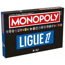 JEU MONOPOLY LIGUE 1 FOOTBALL - AVEC 8 PIONS SPECIAUX FOOT