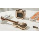 Maquette guitare electrique en bois et son ampli sur socle-lilojouets-questembert-muzillac-morbihan