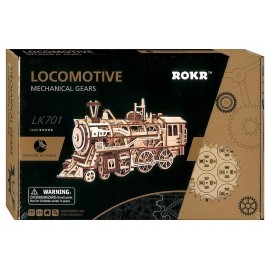 MAQUETTE LOCOMOTIVE MECANIQUE EN BOIS 350 PIECES-LiloJouets-Questembert-Muzillac-Morbihan