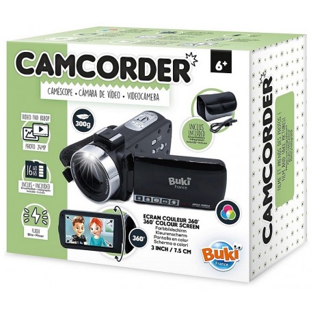 CAMESCOPE CAMCORDER AVEC HOUSSE ET CARTE SD 16GO-LiloJouets-Questembert-Muzillac-Morbihan